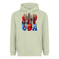 Matcha God bless the USA  4th of july Heavyweight Hoodie - CowGirlArtShop