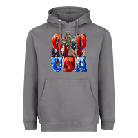 Storm God bless the USA  4th of july Heavyweight Hoodie - CowGirlArtShop