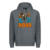 Rock i'm five hear me roar dinosaur birthday Premium Hoodie - LillyAllenDesigns