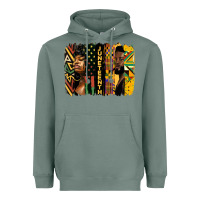 Sage juneteenth brush stroke Heavyweight Hoodie - HRA Design Shop