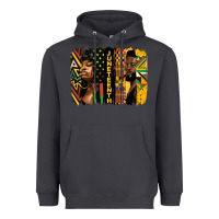 Smoke juneteenth brush stroke Heavyweight Hoodie - HRA Design Shop