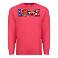 Cardinal firefighter love Premium Sweatshirt - HRA Design Shop
