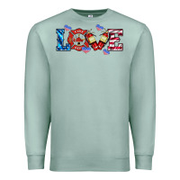 Seafoam firefighter love Premium Sweatshirt - HRA Design Shop