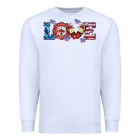 White firefighter love Premium Sweatshirt - HRA Design Shop