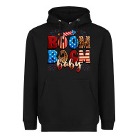 Black Boom boom baby Heavyweight Hoodie - Neo Western