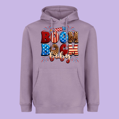Boom Boom Baby Heavyweight Hoodie Designed By Neo Western