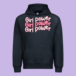 Girl Power Urban Hoodie Designed By Maliassmallbusiness