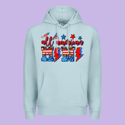All American Mimi Premium Hoodie Designed By Adodesignshop
