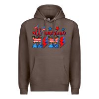 Coffee all american mimi Premium Hoodie - AdoDesignShop