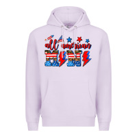 Lilac all american mimi Premium Hoodie - AdoDesignShop