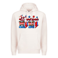 Pale Pink all american mimi Premium Hoodie - AdoDesignShop