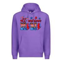 Purple all american mimi Premium Hoodie - AdoDesignShop