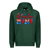 Sports Green all american mimi Premium Hoodie - AdoDesignShop