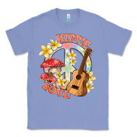 Colony Blue hippie soul with peace Classic Tee - texasbilliewilder