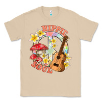 Mushroom hippie soul with peace Classic Tee - texasbilliewilder