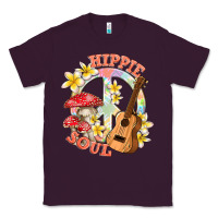 Plum hippie soul with peace Classic Tee - texasbilliewilder