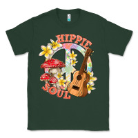 Sports Green hippie soul with peace Classic Tee - texasbilliewilder