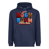 Navy Boom boom mama Heavyweight Hoodie - Neo Western