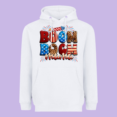 Boom Boom Mama Heavyweight Hoodie Designed By Neo Western