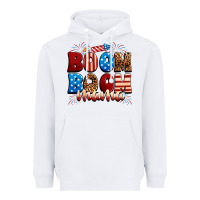 White Boom boom mama Heavyweight Hoodie - Neo Western