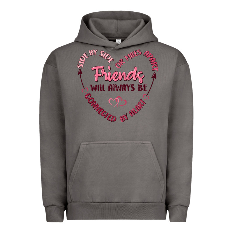 Side By Or Miles Apart Friends Will Always Be Conn Urban Hoodie by MaliasSmallBusiness | Teevron