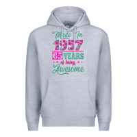 Heather Grey made in 1957, 65 years of being awesome kopya Premium Hoodie - Jasminsmagicworld