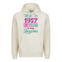 Oatmeal Heather made in 1957, 65 years of being awesome kopya Premium Hoodie - Jasminsmagicworld