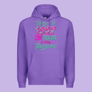 Made In 1957, 65 Years Of Being Awesome Kopya Premium Hoodie Designed By Jasminsmagicworld