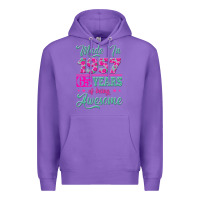 Purple made in 1957, 65 years of being awesome kopya Premium Hoodie - Jasminsmagicworld
