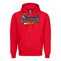 Red raising ballers football Zipper Hoodie - Zillion Design Studio