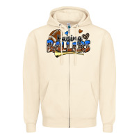Sandshell raising ballers football Zipper Hoodie - Zillion Design Studio