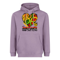 Lavender juneteenth 1865 graffiti Heavyweight Hoodie - HRA Design Shop
