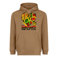 Toasted Coconut juneteenth 1865 graffiti Heavyweight Hoodie - HRA Design Shop