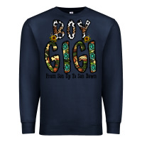 Navy boy gigi from son up to son down Premium Sweatshirt - CowhideDigitalArt