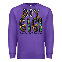 Purple boy gigi from son up to son down Premium Sweatshirt - CowhideDigitalArt