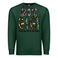 Sports Green boy gigi from son up to son down Premium Sweatshirt - CowhideDigitalArt