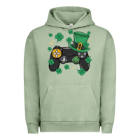 Pigment Oil Green video game st patricks day Urban Hoodie - MaliasSmallBusiness