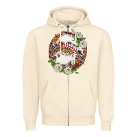 Sandshell baseball with patterns Zipper Hoodie - texasbilliewilder