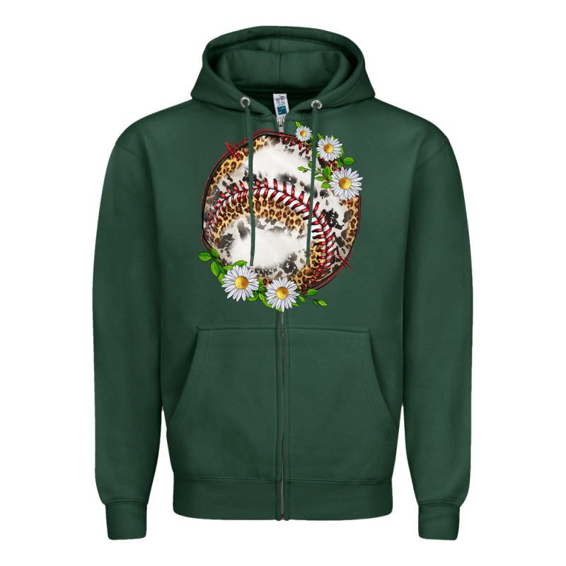 Baseball With Patterns Zipper Hoodie by texasbilliewilder | Teevron
