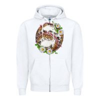 White baseball with patterns Zipper Hoodie - texasbilliewilder