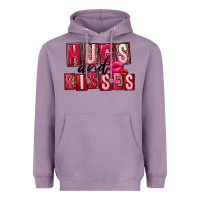 Lavender hugs and kisses Heavyweight Hoodie - FaDigitalArtStudio