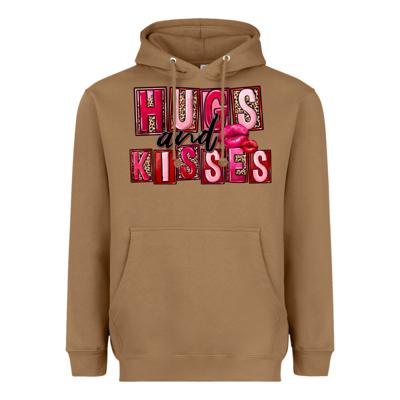 Hugs And Kisses Heavyweight Hoodie by FaDigitalArtStudio | Teevron