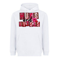 White hugs and kisses Heavyweight Hoodie - FaDigitalArtStudio