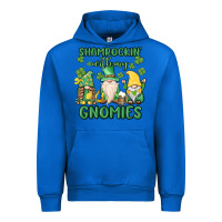 Cobalt shamrock with my gnomies Urban Hoodie - MaliasSmallBusiness
