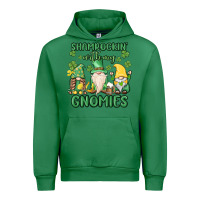 Emerald shamrock with my gnomies Urban Hoodie - MaliasSmallBusiness