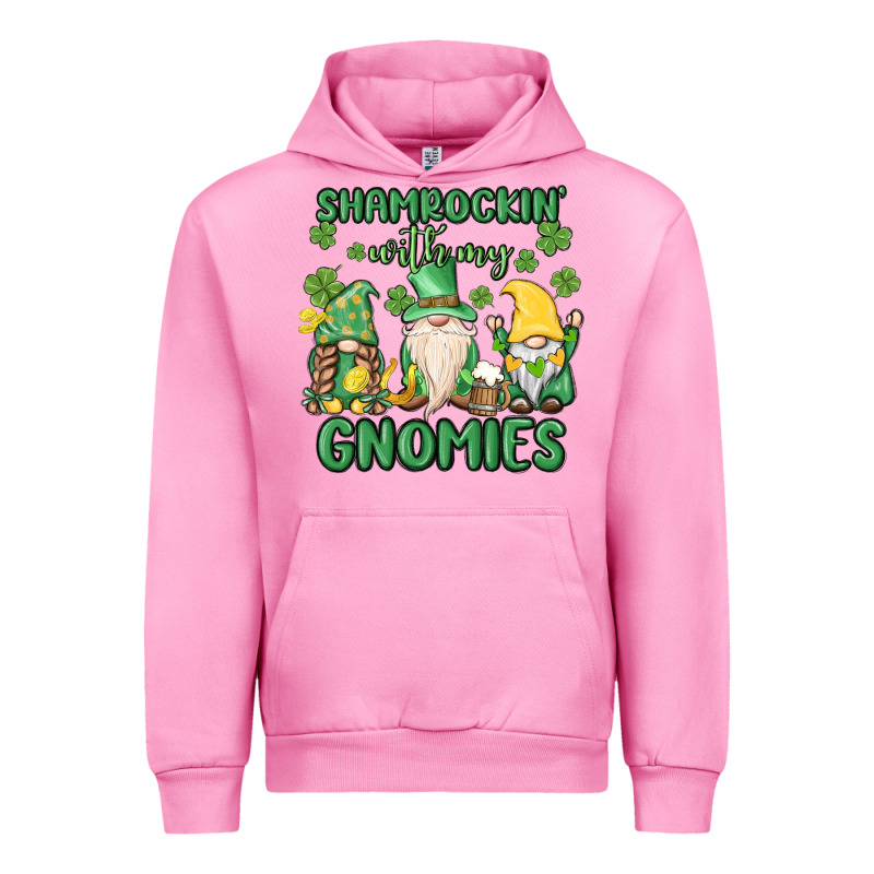 Shamrock With My Gnomies Urban Hoodie by MaliasSmallBusiness | Teevron