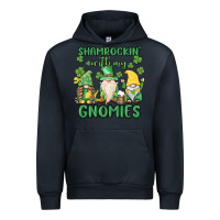 Navy shamrock with my gnomies Urban Hoodie - MaliasSmallBusiness
