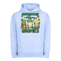 Pigment Grape Ice shamrock with my gnomies Urban Hoodie - MaliasSmallBusiness