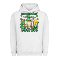 Pigment Lunar Rock shamrock with my gnomies Urban Hoodie - MaliasSmallBusiness