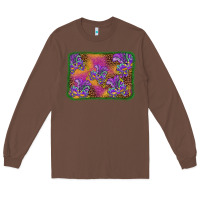 Chestnut mardi gras mask background Long Sleeve Tee - BarkalooDesign